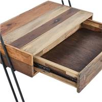 Nautical étagère vestiaire murale bois de bateau recyclé H173cm