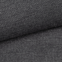 Bulane canapé d'angle droit en tissu texturé gris anthracite
