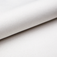 Bulane canapé d'angle gauche en tissu texturé blanc