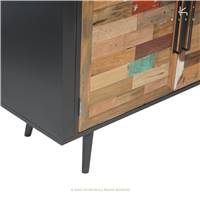Soho buffet bois de bateau recyclé 2 portes