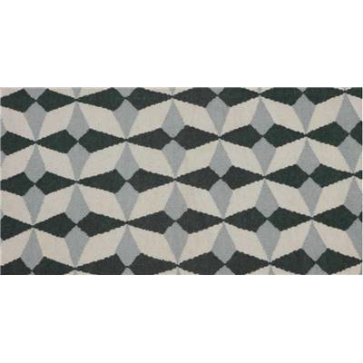 Etruria tapis gris cendre et vert chartreuse 180x120