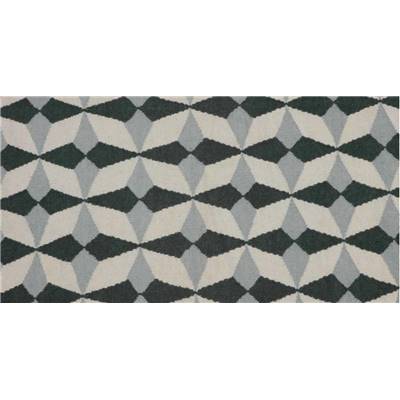 Etruria tapis gris cendre et vert chartreuse 180x120