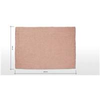 Rohan grand tapis tissé rose pâle 160x230