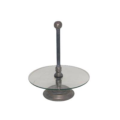 Serviteur plateau verre