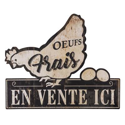 Panneau publicitaire Œuf frais