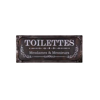 Plaque Toilettes 37 x 15 cm