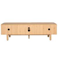 Sirocco meuble TV en chêne naturel 4 portes