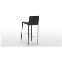 Braga tabouret de bar noir onyx