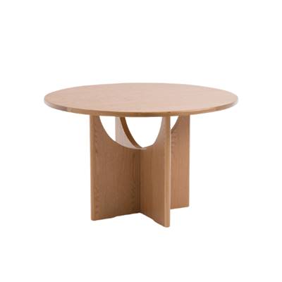 Victoria table à manger ronde en chêne 4-6 couverts