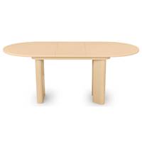Wave table à manger extensible en bois beige