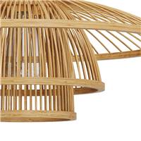 Lina suspension abat-jour bohème en bambou ø50