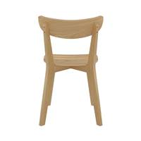 Erra chaise en bois clair plaqué bois de frêne