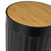 Pritta poubelle 5L en bambou noir