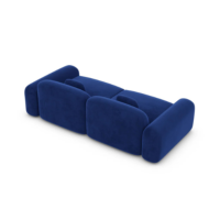 Buccana canapé 2 places en velours bleu foncé
