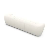 Taigano canapé 3 places bouclé blanc