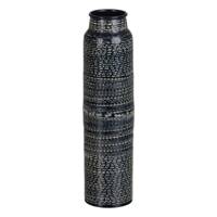 André vase noir aluminium 35.5