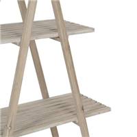 Chalet étagère pyramide en bois naturel de sapin H127cm