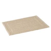 Roucas tapis de bain en coton beige 60x40