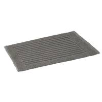 Roucas tapis de bain en coton gris 60x40