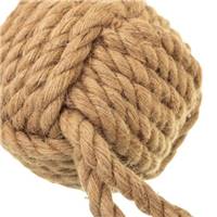 Boule cale-porte maille en polyester naturel
