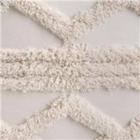 Bali coussin en polycoton 6 losanges écru 45x45cm