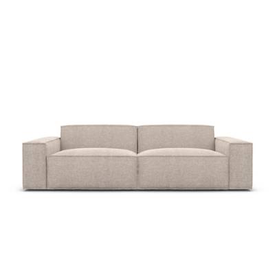 Stacele canapé 2 places en tissu texturé beige