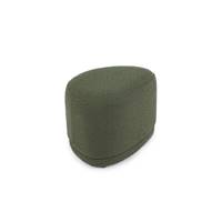Arthur pouf en tissu bouclé vert kaki