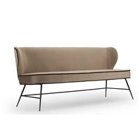 Valo banc bois d'eucalyptus taupe