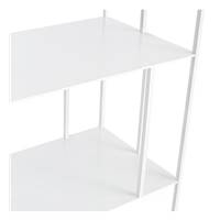 Rallepal bibliothèque métal blanc
