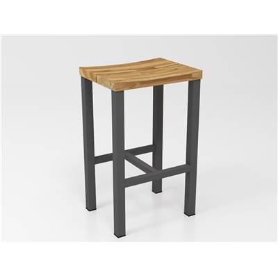 Bali tabouret en teck H75 cm