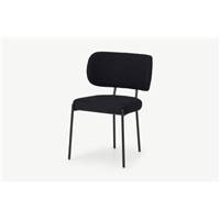 Asare chaise bouclé noir