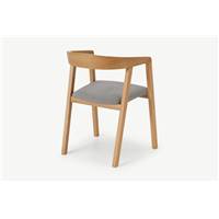 Placido chaise chêne et gris froid