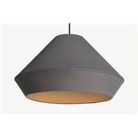 Tuli grand abat-jour gris