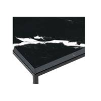 Hautma table basse marbre noir
