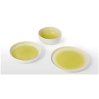 Rost service 12 pièces ombré à glaçure jaune citron