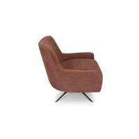 Serafin fauteuil velours terra di mattone
