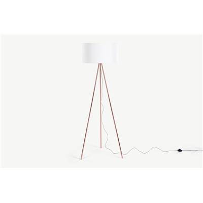 Fances lampadaire tripode cuivre