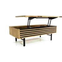 Ibiza, table basse relevable en Acacia