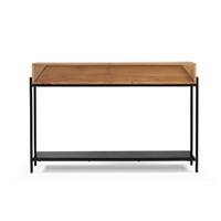 Kosi console 2 tiroirs en acacia naturel et métal
