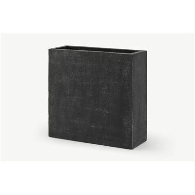 Gada cache-pot en fibre de ciment noir