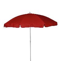 Dralon parasol en toile rouge ø170