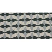 Etruria tapis gris cendre et vert chartreuse 180x120