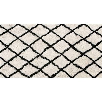 Fes tapis tufté blanc cassé 120x170