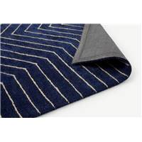 Moldan grand tapis doux bleu foncé 160x230