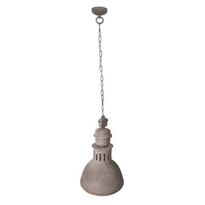 Lustre industriel couleur ciment