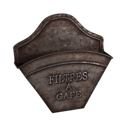 Porte filtres à café couleur zinc