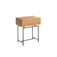 Dienna table de chevet plaqué chêne