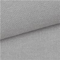 Cotton canapé panoramique angle droit en tissu texturé gris clair