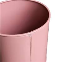 Mina cache-pot en métal rose