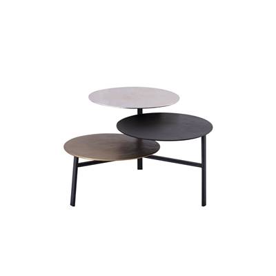 Houp table basse 3 plateaux multicolore